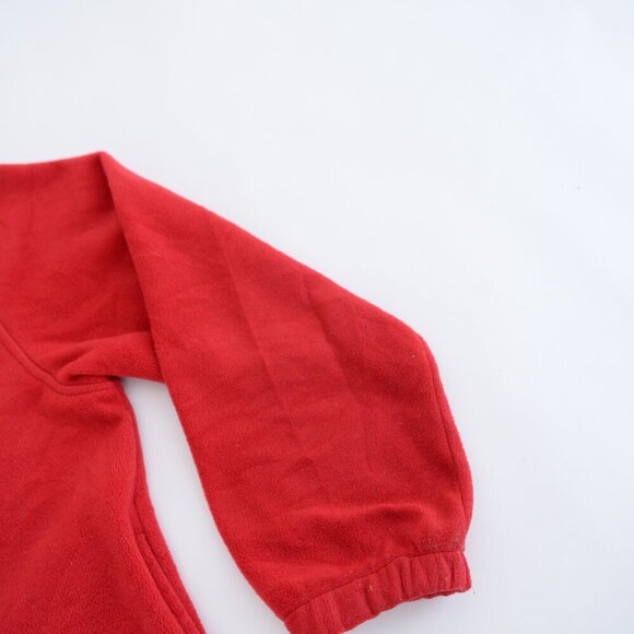 Northern Reflections Red Embroidered Skaters Winter Fleece Zip Up Sweater Xl - Picture 5 of 12